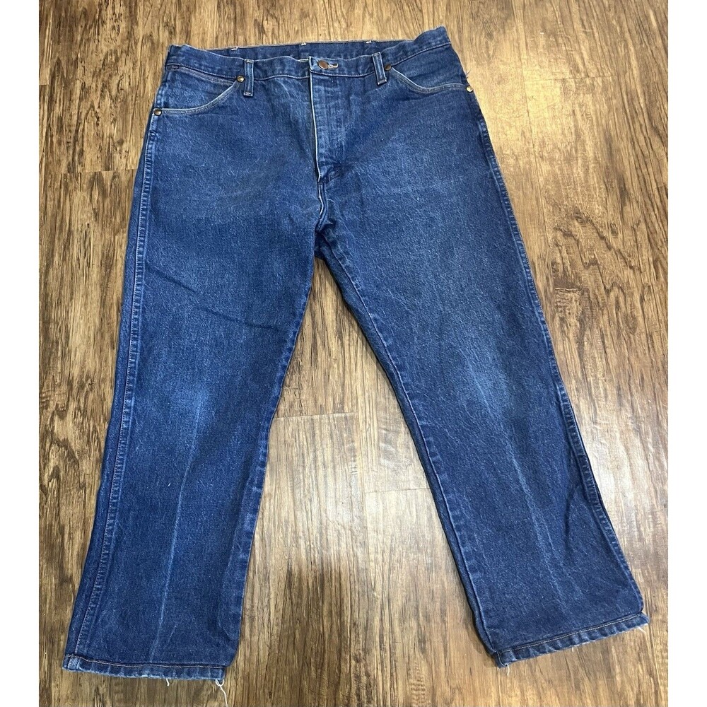 Wrangler VTG Jeans Men's 34x26 Blue 13MWZ Cowboy Cut Western Made In USA
